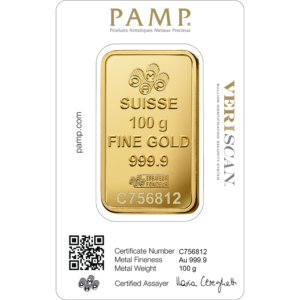 PAMP Suisse Gold Minted Bars