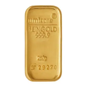 Umicore Gold Cast Bars 250 g