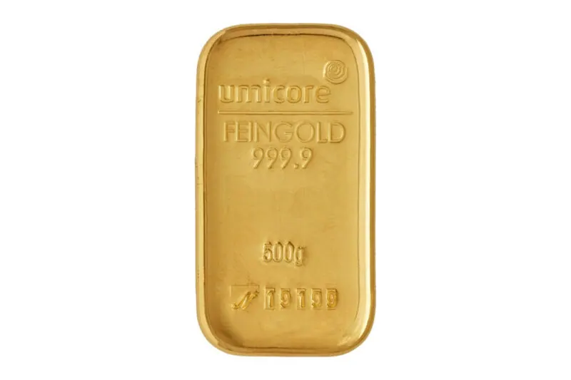 Umicore Gold Cast Bars 500 g