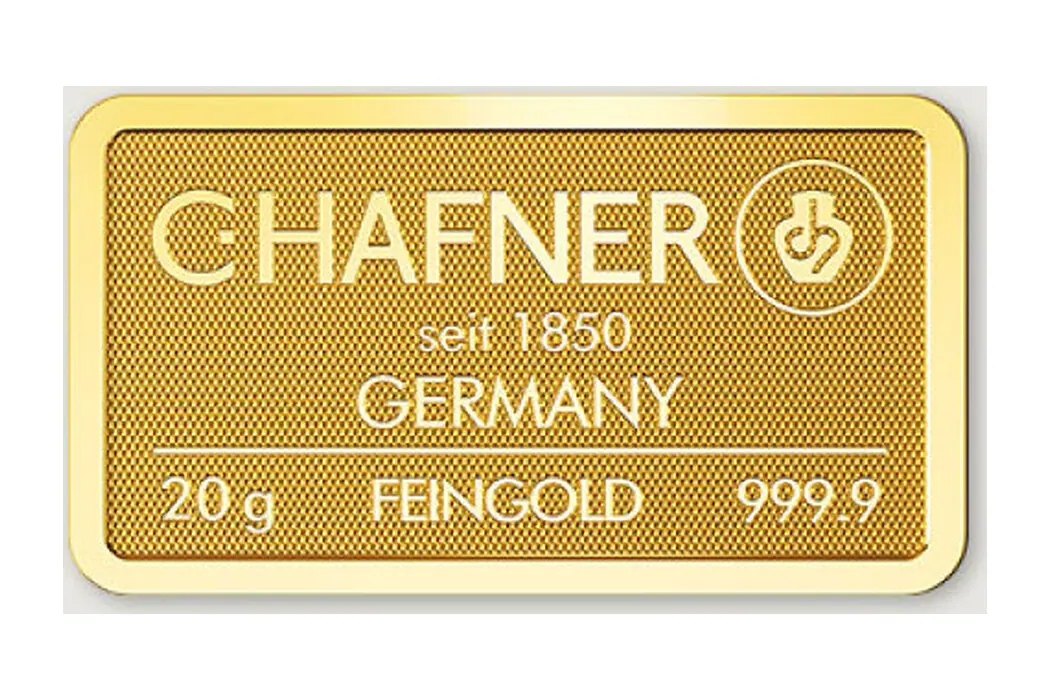C. Hafner Gold Minted Bars