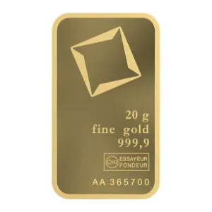 Valcambi Gold Minted Bars 20 g