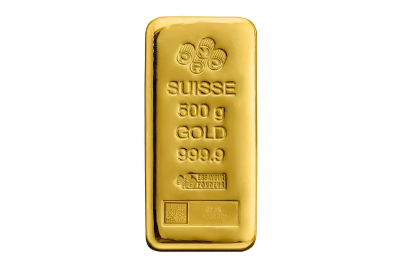 PAMP Suisse gegoten goudbaren 500 g