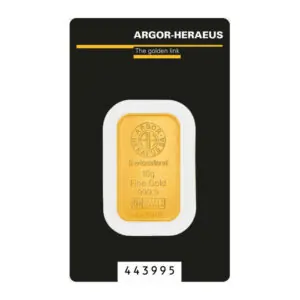 Argor-Heraeus Gold Minted Bars 10 g