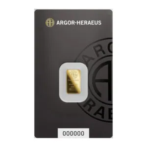 Argor-Heraeus geslagen goudbaren