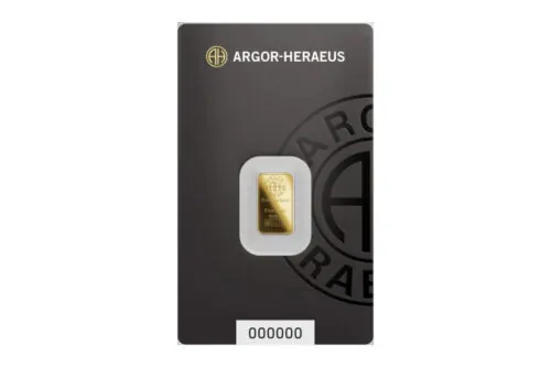 Argor-Heraeus Gold Minted Bars 1 g