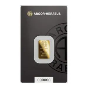 Argor-Heraeus Gold Minted Bars 2 g