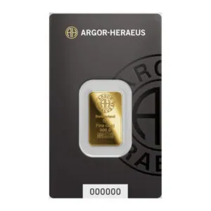 Argor-Heraeus Gold Minted Bars 5 g
