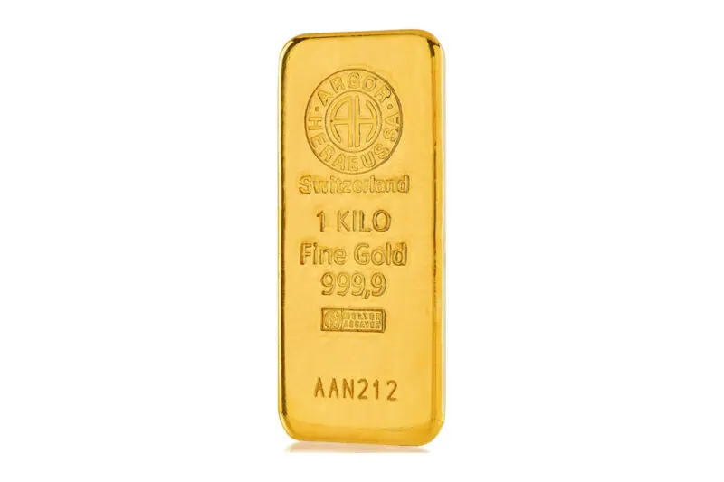 Argor-Heraeus Gold Cast Bars 1000 g