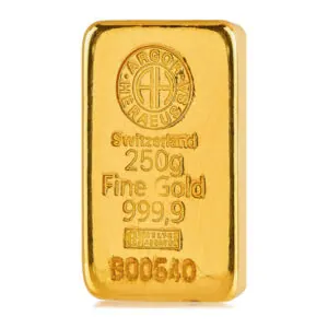 Argor-Heraeus Gold Cast Bars 250 g