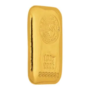 The Perth Mint Gold Cast Bars 100 g