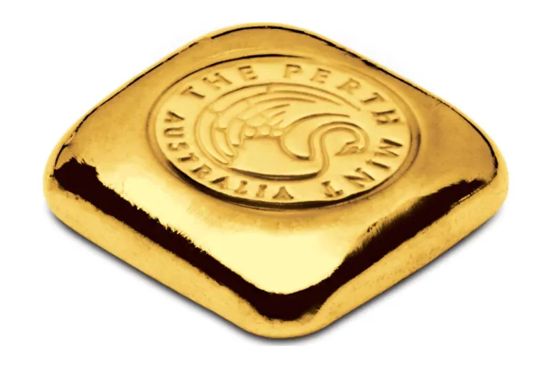 The Perth Mint Gold Cast Bars 1 oz