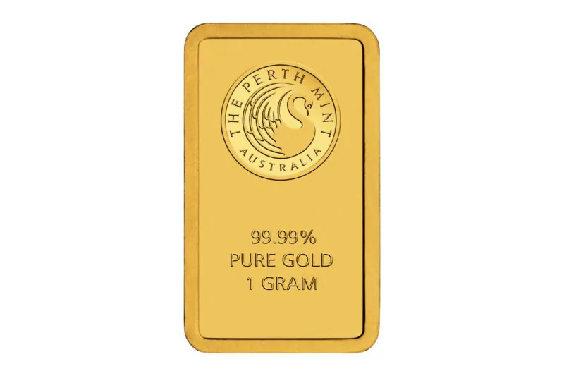 The Perth Mint Gold Minted Bars 1 g