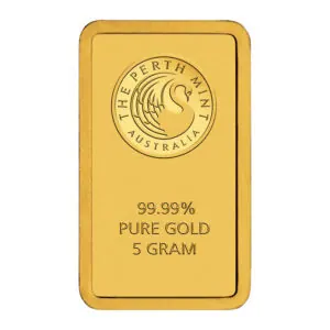 The Perth Mint Gold Minted Bars 5 g